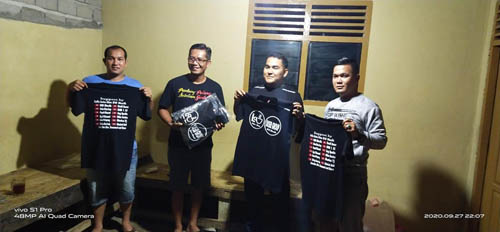 Lintas Alam Group Sumbangkan Costum Buat Group Bunga Seroja